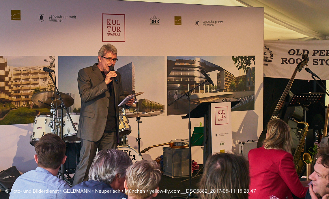 11. Mai 2017 - Grundsteinlegung für die LOGE und dem Kulturquadrat in Neuperlach